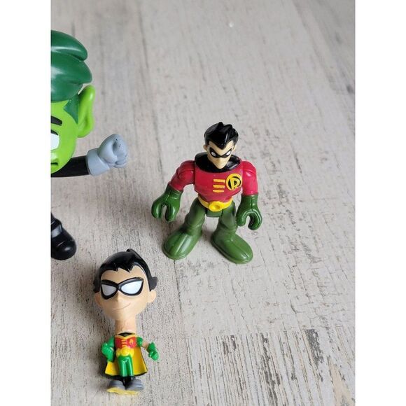 Teen Titans Beast Boy Robin action figure playset toy - Picture 4 of 7